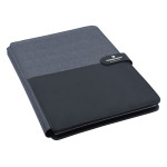 Non Leather Compendiums  - Impact A4 Portfolio, Black/Charcoal