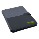Non Leather Compendiums  - Impact A4 Portfolio, Black/Charcoal