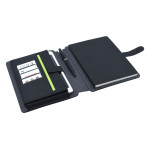 Non Leather Compendiums  - Impact A5 Portfolio, Black/Charcoal