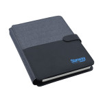 Non Leather Compendiums  - Impact A5 Portfolio, Black/Charcoal