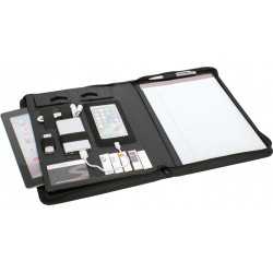 branded Productivity A4 Zip Portfolio, from our range of promotional Non Leather Zip Compendiums