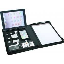 branded Productivity A4 Zip Portfolio, from our range of promotional Non Leather Zip Compendiums