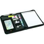 branded Productivity A5 Zip Portfolio, from our range of promotional Non Leather Zip Compendiums
