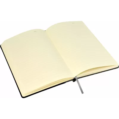 branded Ottawa A5 Notebook, Black/Grey, from our range of promotional Journals & Note Pads