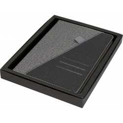 Journals & Note Pads - Ottawa A5 Notebook, Black/Grey