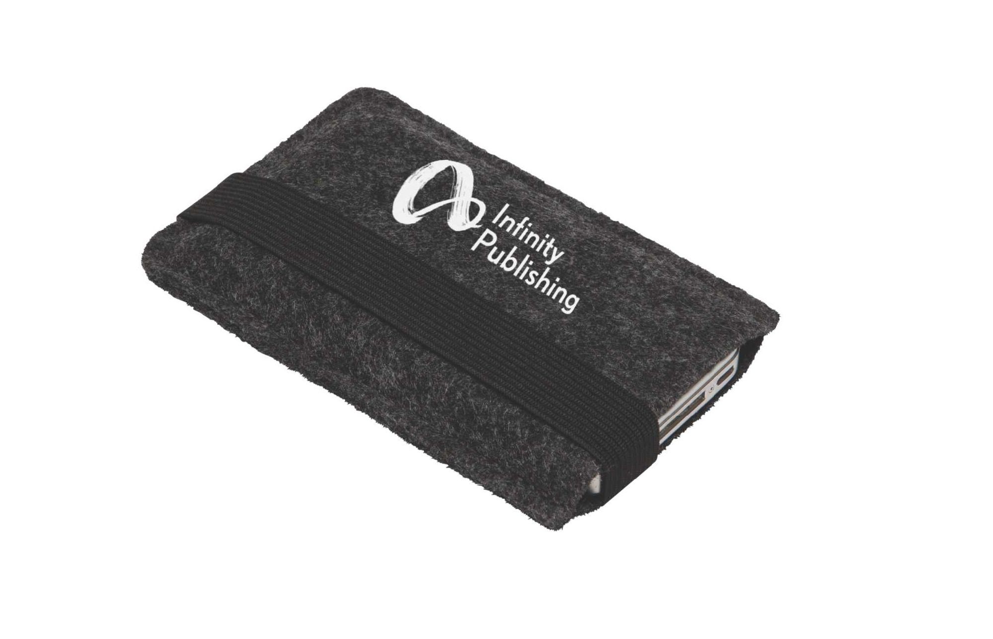 branded Felt iPhone Holder. Indent, from our range of promotional Phone Accessories