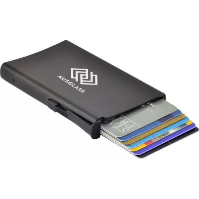 branded Cards in a Flash, Black, from our range of promotional Business Card Holders