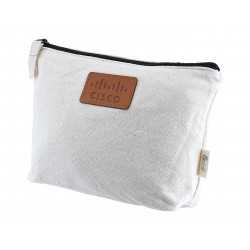 branded Calico Toiletry/Makeup Bag 14.5cmx22.5cm, from our range of promotional Toiletry Bags