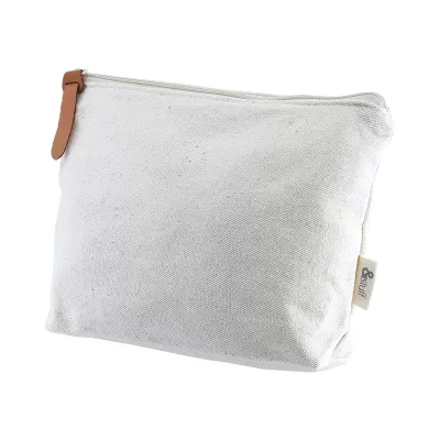 branded Calico Toiletry/Makeup Bag 14.5cmx22.5cm, from our range of promotional Toiletry Bags