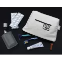 branded Calico Toiletry/Makeup Bag 14.5cmx22.5cm, from our range of promotional Toiletry Bags