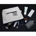 branded Calico Toiletry/Makeup Bag 17x27x8.5cm, from our range of promotional Toiletry Bags