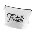 branded Calico Toiletry/Makeup Bag 17x27x8.5cm, from our range of promotional Toiletry Bags
