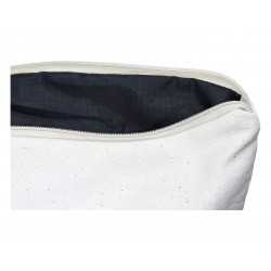 branded Calico Toiletry/Makeup Bag 17x27x8.5cm, from our range of promotional Toiletry Bags