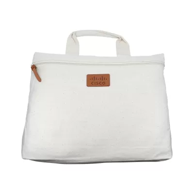 branded Calico Conference Bag 28cm x 37cm x 6cm, from our range of promotional Conference Bags & Satchels