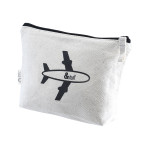 Travel &amp; Trolley Bags  - Calico Travel Pouch 14.5cm x22.5cm x5cm