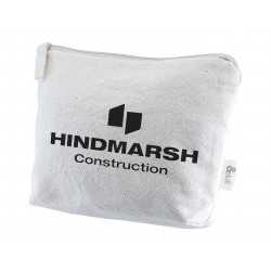 Travel & Trolley Bags - Calico Travel Pouch 14.5cm x22.5cm x5cm
