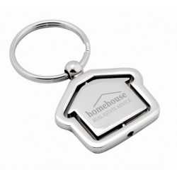 branded Moving House Keyring, from our range of promotional Metal Keyrings