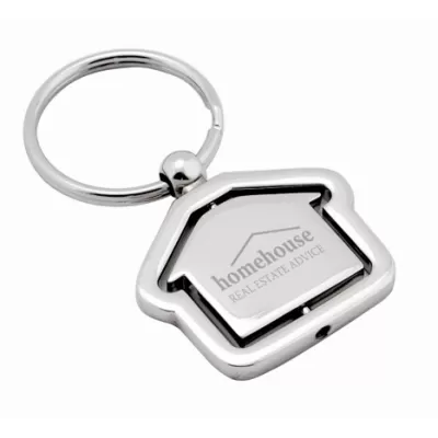 branded Moving House Keyring, from our range of promotional Metal Keyrings