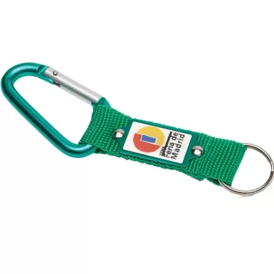 branded Glacier Combo K/Ring- Indent- Dome Print, from our range of promotional Metal Keyrings