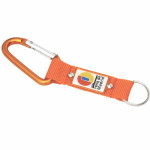 branded Glacier Combo K/Ring- Indent- Dome Print, from our range of promotional Metal Keyrings