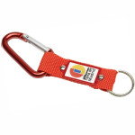 branded Glacier Combo K/Ring- Indent- Dome Print, from our range of promotional Metal Keyrings