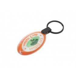 branded Press-Light Keyring - Indent, from our range of promotional Metal Keyrings