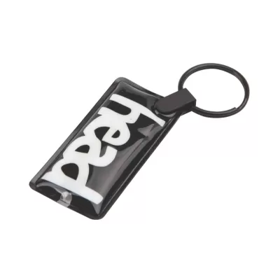 branded Press-Light Keyring - Indent, from our range of promotional Metal Keyrings