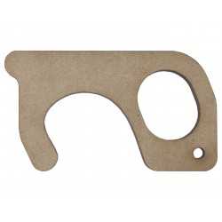 branded Touch Guard Keyring, from our range of promotional Metal Keyrings