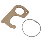 branded Touch Guard Keyring, from our range of promotional Metal Keyrings