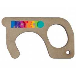 branded Touch Guard Keyring, from our range of promotional Metal Keyrings