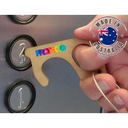 branded Touch Guard Keyring, from our range of promotional Metal Keyrings