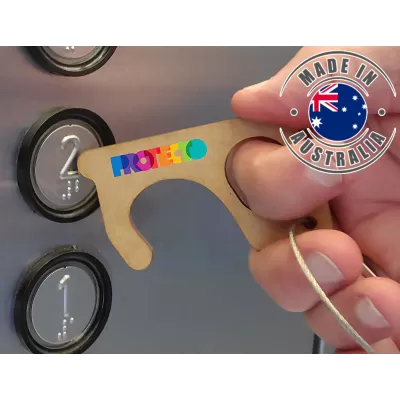 branded Touch Guard Keyring, from our range of promotional Metal Keyrings