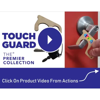 branded Touch Guard Keyring, from our range of promotional Metal Keyrings