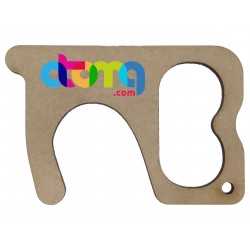 branded Touch Guard Maxi, from our range of promotional Metal Keyrings