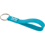 branded Silicone Sling Keyring - Indent, from our range of promotional Printed Keyrings