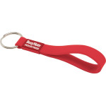 branded Silicone Sling Keyring - Indent, from our range of promotional Printed Keyrings