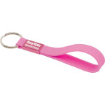 branded Silicone Sling Keyring - Indent, from our range of promotional Printed Keyrings
