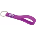 branded Silicone Sling Keyring - Indent, from our range of promotional Printed Keyrings