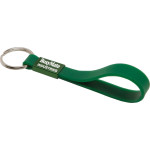 branded Silicone Sling Keyring - Indent, from our range of promotional Printed Keyrings