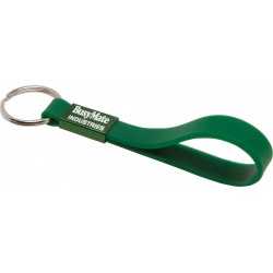 branded Silicone Sling Keyring - Indent, from our range of promotional Printed Keyrings