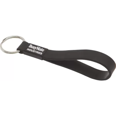 branded Silicone Sling Keyring - Indent, from our range of promotional Printed Keyrings