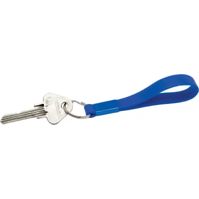 branded Silicone Sling Keyring - Indent, from our range of promotional Printed Keyrings