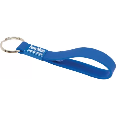 branded Silicone Sling Keyring - Indent, from our range of promotional Printed Keyrings
