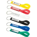 branded Silicone Sling Keyring with Dome-Indent, from our range of promotional Printed Keyrings