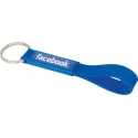 branded Silicone Sling Keyring with Dome-Indent, from our range of promotional Printed Keyrings