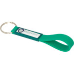 branded Silicone Sling Keyring with Dome-Indent, from our range of promotional Printed Keyrings