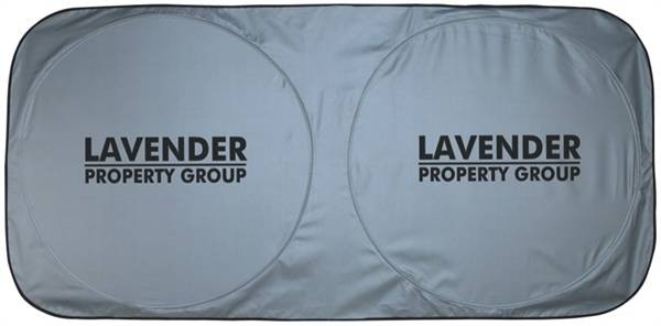 branded Dash-Mate Sunshade, Silver, from our range of promotional Motor Products