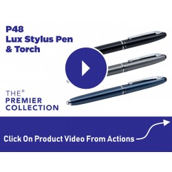 branded Lux Stylus Metal Pen & Torch, from our range of promotional Metal Promotional Pens