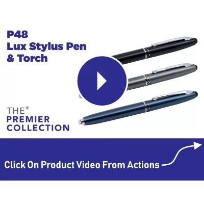 branded Lux Stylus Metal Pen & Torch, from our range of promotional Metal Promotional Pens