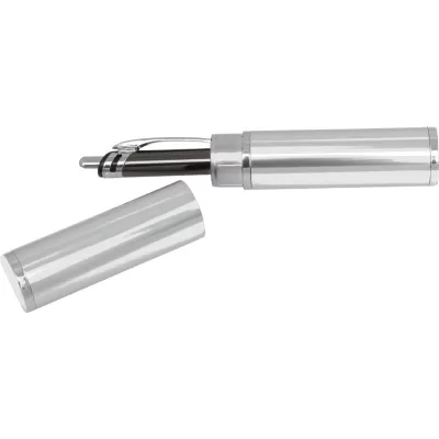 branded Pen Presentation Tube - Silver, from our range of promotional Packaging for Pens